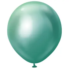 Lateksi-ilmapallot Kromi Vihre&auml; 45 cm