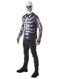 Fortnite Skull Trooper Paita ja Myssy Medium