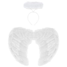 Valkoiset Enkelinsiivet ja Sädekehä Setti