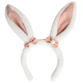 Panta Kaninkorvilla Valkoinen/Vanharoosa