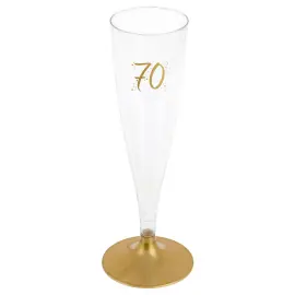 70 v Samppanjalasi Uudelleenkäytettävä Kulta