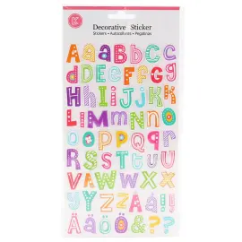 Tarrat Kirjaimet A-Ö Glitter