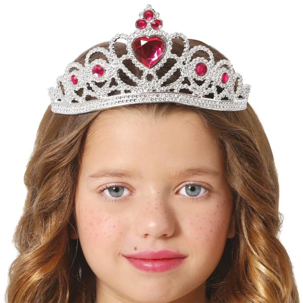 Hopea Tiara Punaisilla Jalokivillä Lapsille