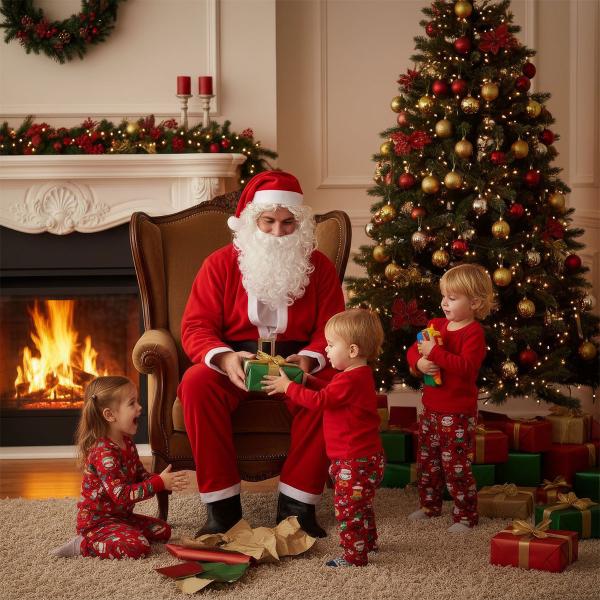 Klassinen Joulupukin Asu