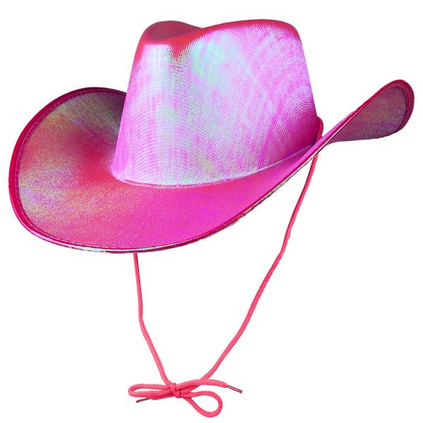 Cowboyhattu Kimaltava Vaaleanpunainen
