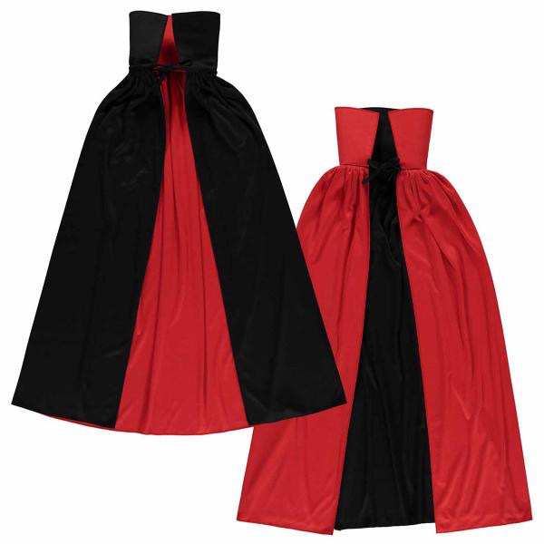 Käännettävä Vampyyrin Viitta Kauluksella