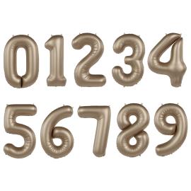 Numeroilmapallo Satin Starlight Gold