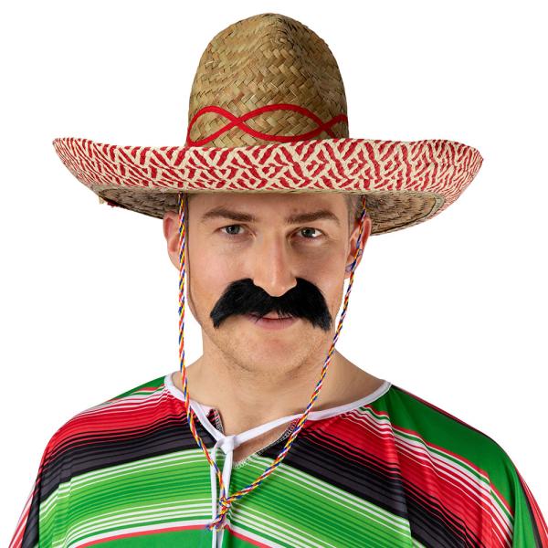 Mexico Sombrero Olkihattu Beige/Punainen