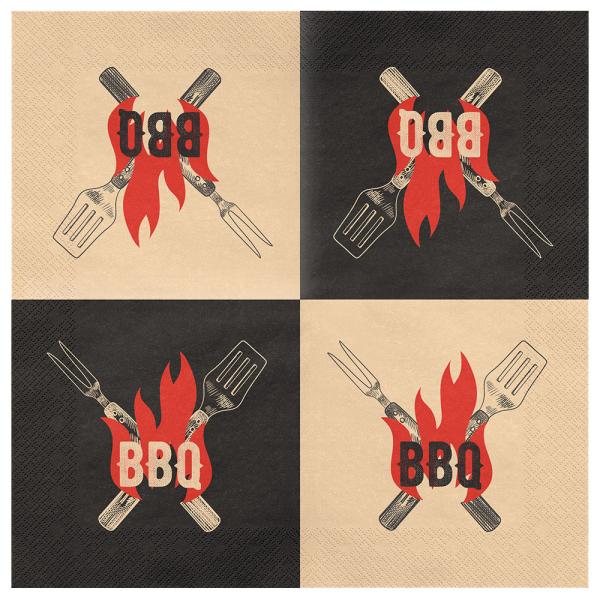 BBQ Paperiservetit 20 kpl