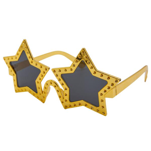 Tähdenmuotoiset Silmälasit Kulta