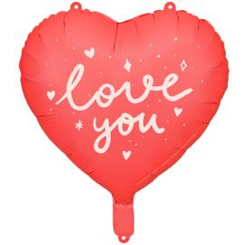 Love You Folioilmapallo Sydän