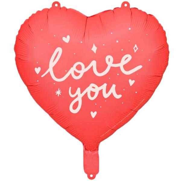 Love You Folioilmapallo Sydän