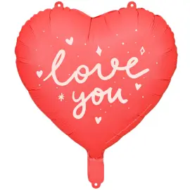 Love You Folioilmapallo Sydän