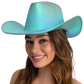 Cowboyhattu Kimaltava Turkoosinsininen