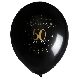 Ilmapallot 50 v Birthday Party Kulta