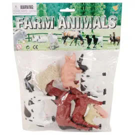 Maatilan Eläimet Lelu 8 kpl