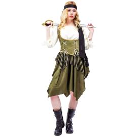 Naamiaisasu Merirosvo Khaki