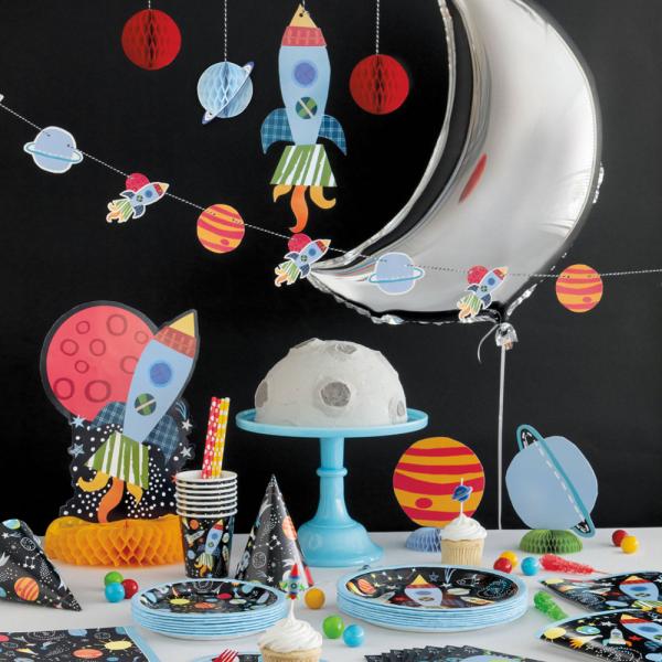Avaruus Foliopallo Happy Birthday Outer Space