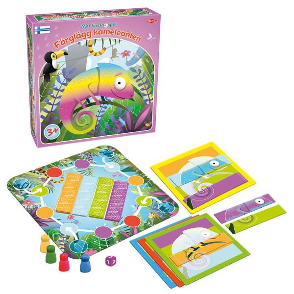 Mitt Första Spel - Färglägg Kameleonten Peli