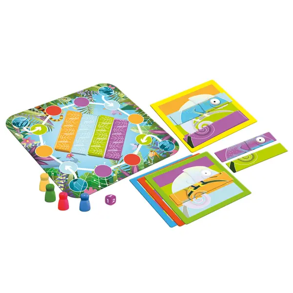 Mitt Första Spel - Färglägg Kameleonten Peli
