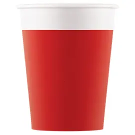 Punaiset Pahvimukit Solid Color