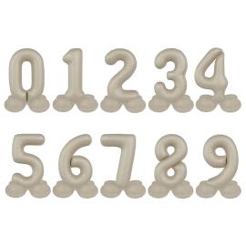 Seisova Numeroilmapallo 7 Creamy Latte Matta