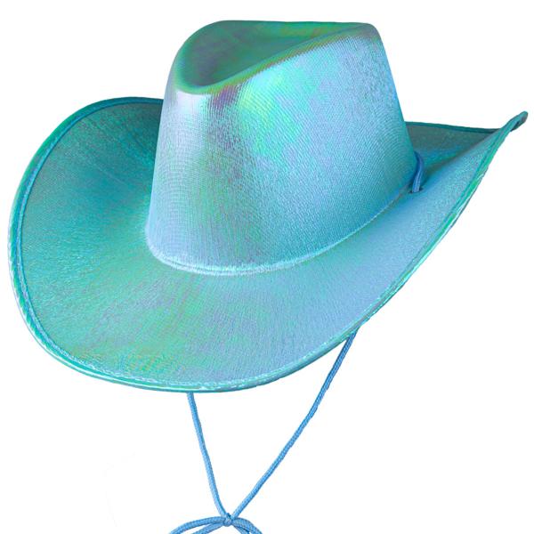 Cowboyhattu Kimaltava Turkoosinsininen
