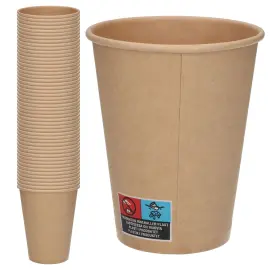 Pahvimukit Ruskea 36 cl 50-kpl