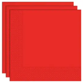 Punaiset Servetit Solid Color