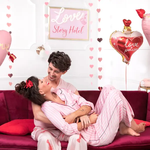 Viirinauha Sydämet Pinkki