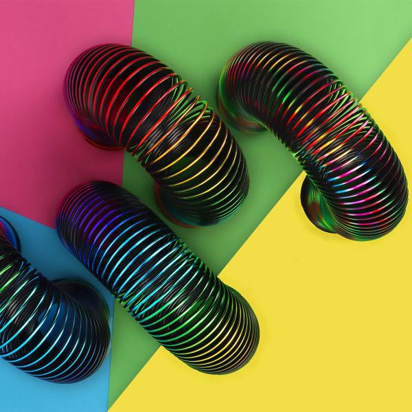 Slinky Metallic Sateenkaari 15 x 5 cm