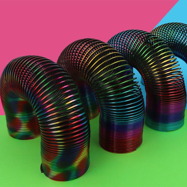 Slinky Metallic Sateenkaari 15 x 5 cm