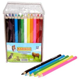 Kariboo Jumbo Värikynät 12 kpl