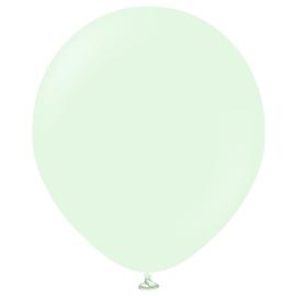 Lateksi-ilmapallot Macaron Vaalea Vihre&auml; 45 cm