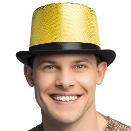 Paljettihattu Musta/Kulta