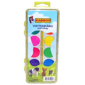Kariboo Standard Akvarellimaali 12 kpl