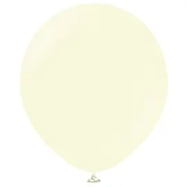 Lateksi-ilmapallot Macaron Vaalea Keltainen 45 cm