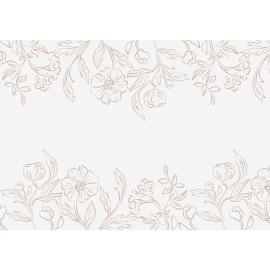 P&ouml;yt&auml;juoksija Kukkakuviolla 40 x 500 cm