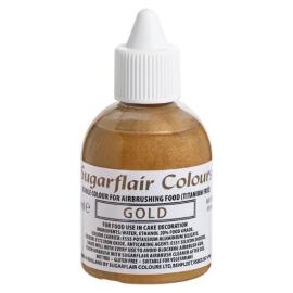 Sugarflair Syötävä Airbrush Maali Kulta