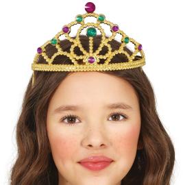 Kultainen Tiara Jalokivillä Lapsille
