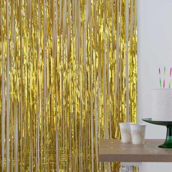 Juhlaverho Irisoiva Kulta 200x100 cm