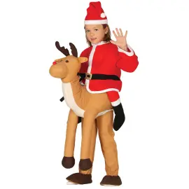 Jouluporo Ratsastava Naamiaisasu Lapsille