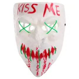 Kiss Me Naamio LED Vihreä