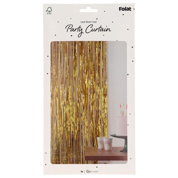 Juhlaverho Irisoiva Kulta 200x100 cm