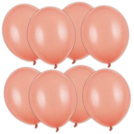 Vahvat Ilmapallot Persikka Pastelli 12 cm 100-pakkaus