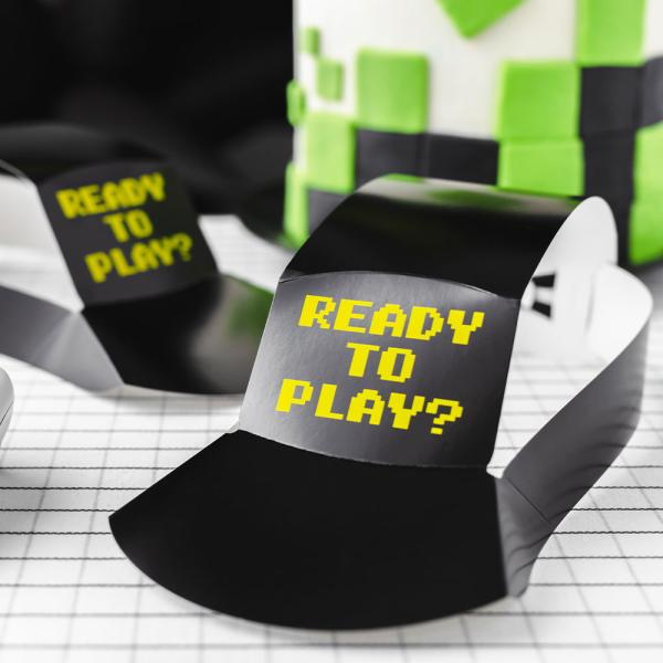 Paperilippis Gamer Musta 6 kpl