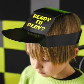 Paperilippis Gamer Musta 6 kpl