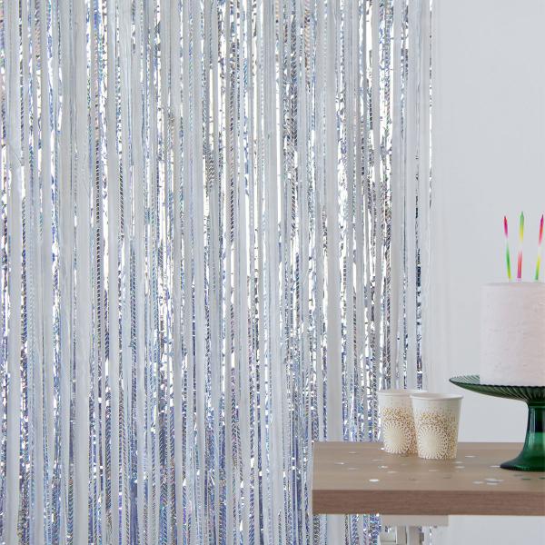 Juhlaverho Irisoiva Hopea 200x100 cm