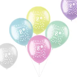 Ilmapallot Pastelli Happy Birthday 8