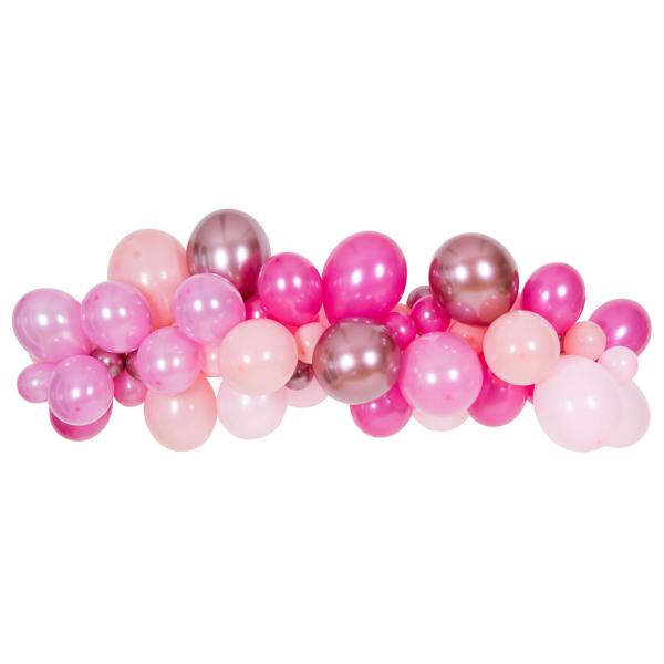 Ilmapalloviirinauha Dazzling Pink 62 kpl